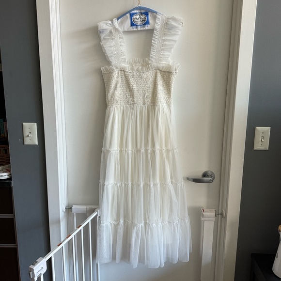 Baltic Born Emma Smocked Tulle Dress - Picture 8 of 9